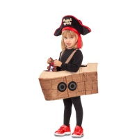 Costume de capitaine de bateau pirate pour enfants