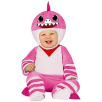 Costumes de bébé requin rose pour bébé requin