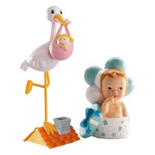 Figurines pour gâteaux de Baptême