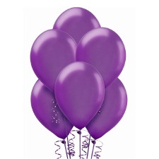 Ballons en latex métallisé