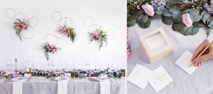  Mariage thème Loves & Leaves - Les classiques pour la table 1