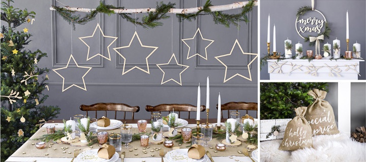 Décoration de Noël Natural Christmas - Les classiques pour la table 1