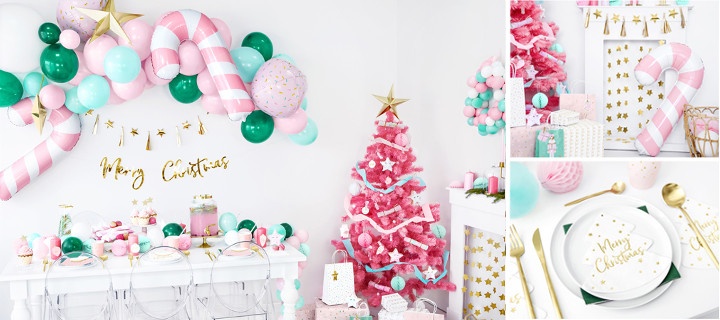  Décorations pour Un Noël Girly - Les classiques pour la table 1