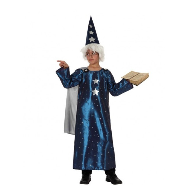Vista principal del costume de magicien Merlin pour enfants en stock