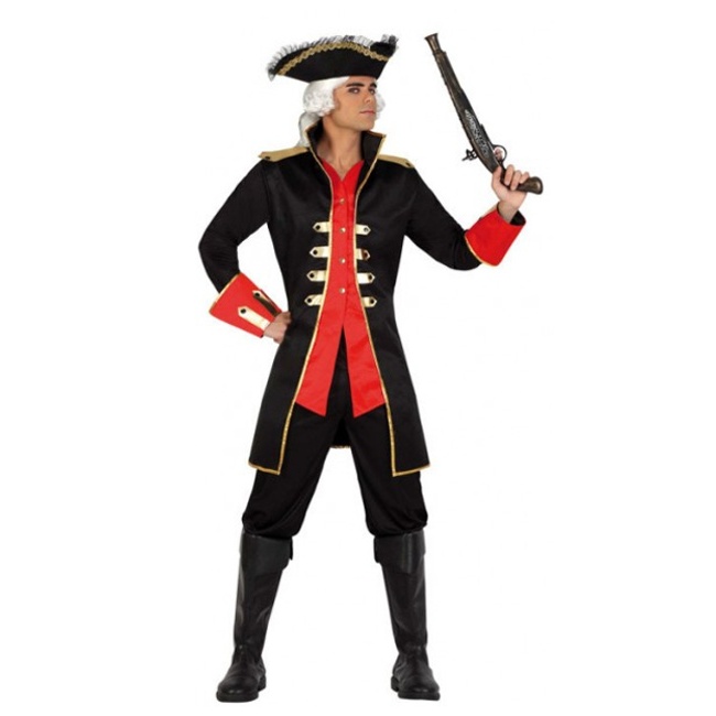 Vista principal del déguisement de capitaine pirate corsaire pour hommes en stock