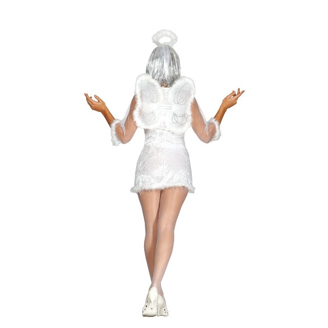 Foto lateral/trasera del modelo de Costume d'ange court pour femmes