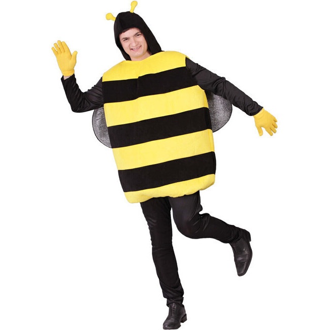 Vista delantera del costume de Bumblebee pour hommes en stock