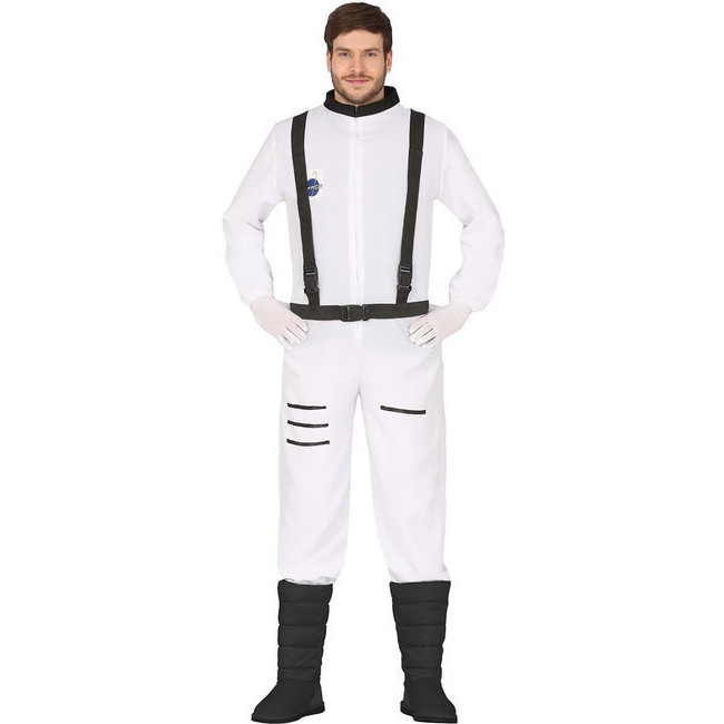 Vista frontal del costume d'astronaute de la NASA disponible también en talla XL