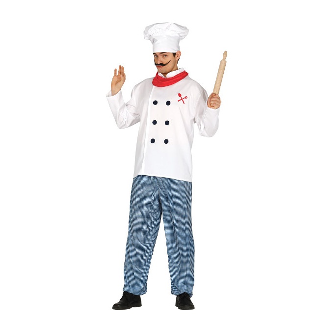 Vista principal del costume de chef pour homme