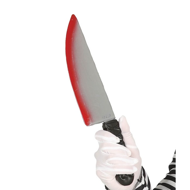 Vista principal del couteau de cuisine avec sang - 37 cm en stock