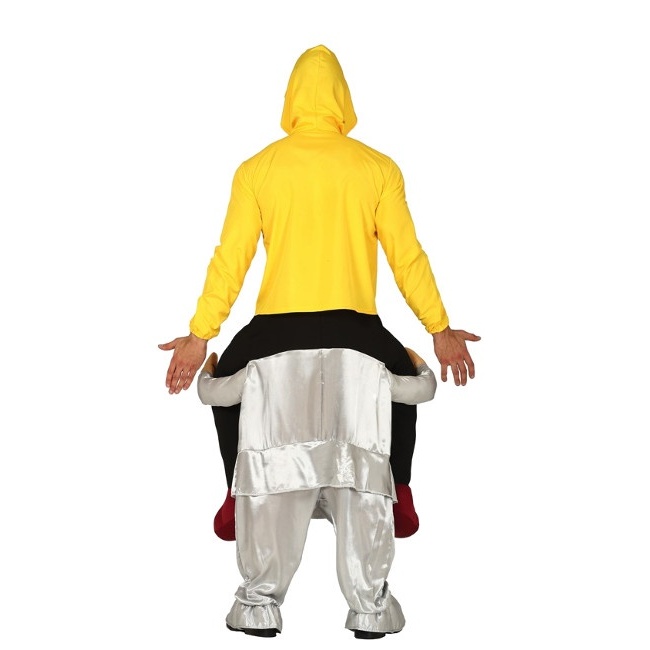 Foto lateral/trasera del modelo de Costume d'épaule adulte Killer Clown