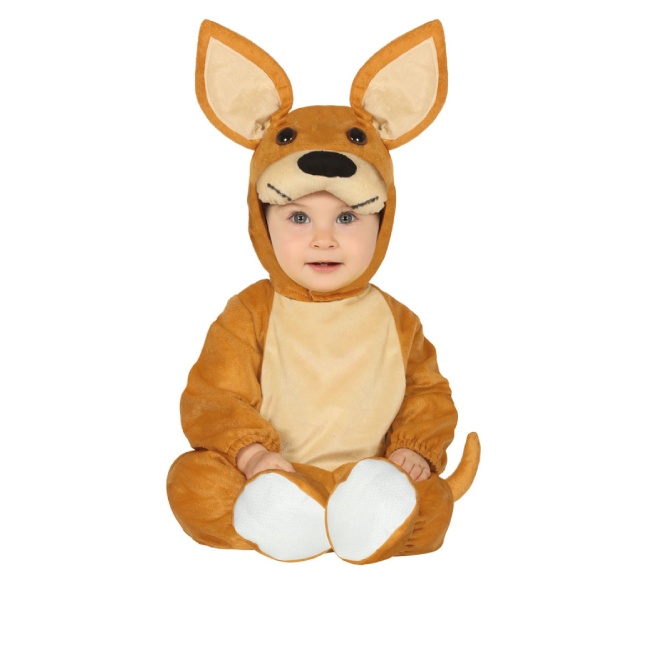 Vista principal del costume de bébé Aussie Kangaroo en stock