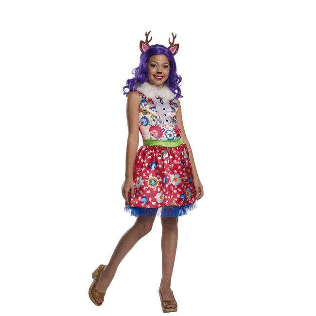 Vista frontal del enchantimals Danessa Deer Costume pour les filles