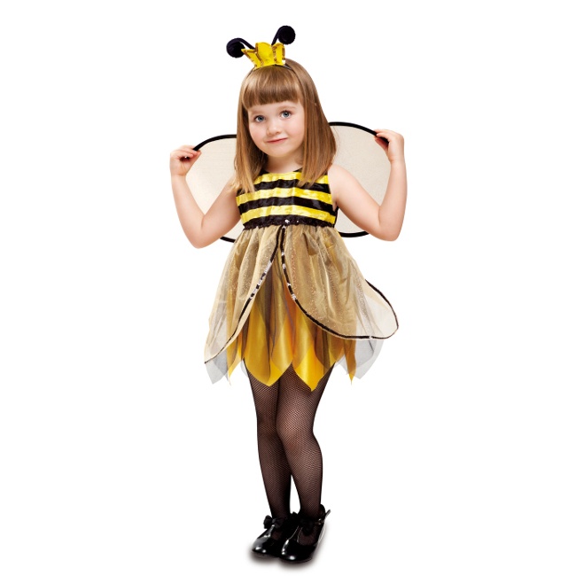 Vista delantera del déguisement de Fée abeille pour filles