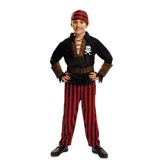 Vista delantera del costume de pirate berbère pour enfants en stock