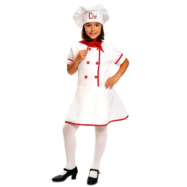 Vista principal del costumes de chef pour les filles en stock