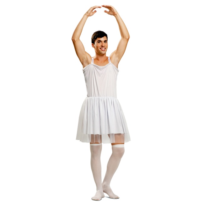 Vista frontal del costume de danseur de ballet pour hommes