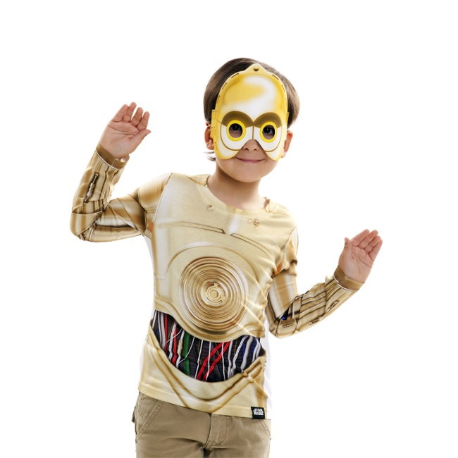 Vista principal del t-shirt C3PO pour enfant en stock