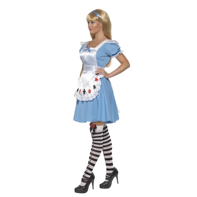 Foto lateral/trasera del modelo de Costume Alice's Adventures in Wonderland pour femmes
