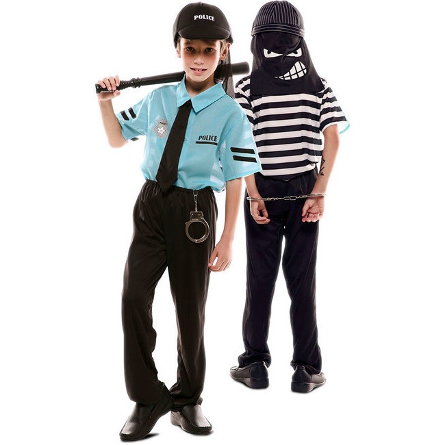 Costume de policier et de voleur pour enfants par 18,75 €