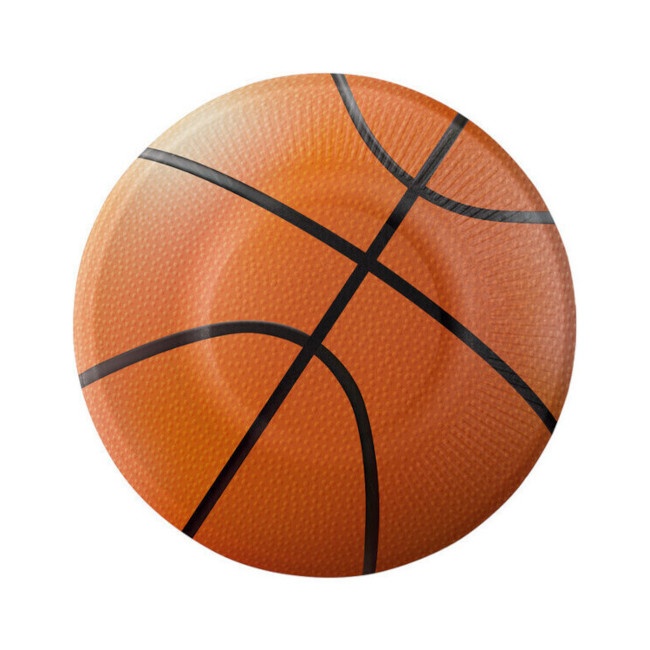 Vista frontal del assiettes de Basket-ball 17 cm - 8 pcs. en stock