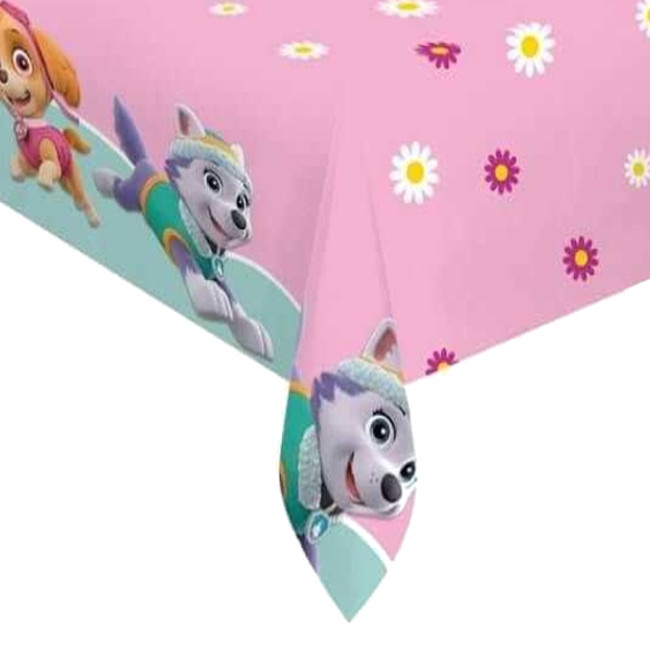 Nappe en plastique Paw Patrol Skye et Everest 1,2x1,8 m