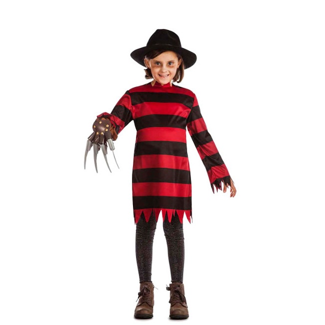 Vista principal del costume de Freddy Killer pour filles en stock