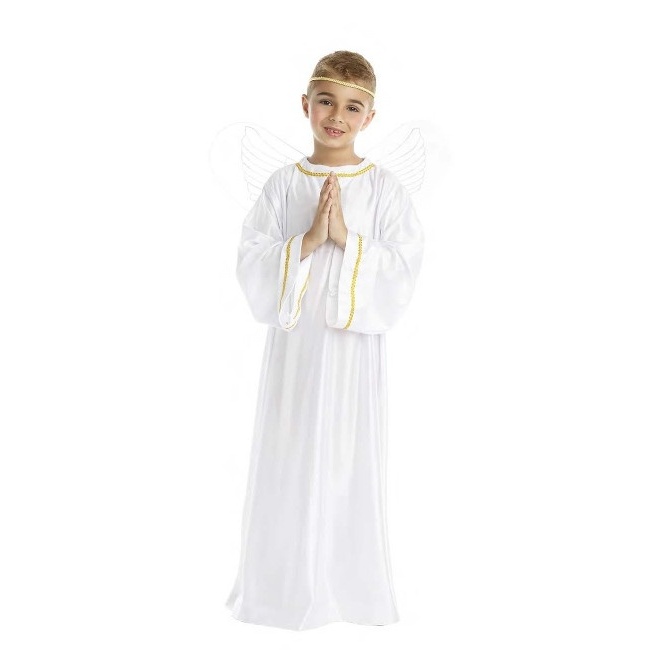 Vista frontal del costume d'ange ailé pour enfants