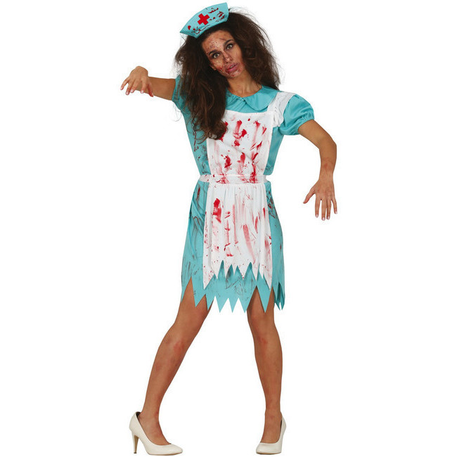 Vista principal del costumes d'infirmière zombie pour femmes en stock