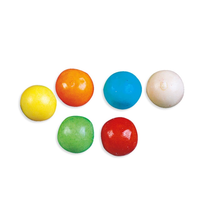 Boules de chewing-gum colorées - Fini Chewing-gum petites boules