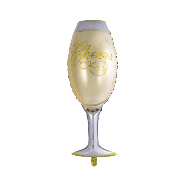 Vista frontal del globe en verre à champagne de 109 cm en stock