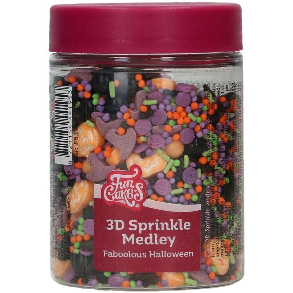 Sprinkles de Nuit d'Halloween de 70 gr - Funcakes - 2