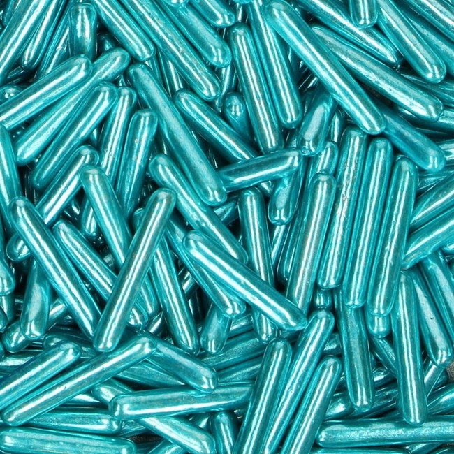 Vista frontal del bâtons de Sprinkles métalliques XL 70 g - FunCakes en stock