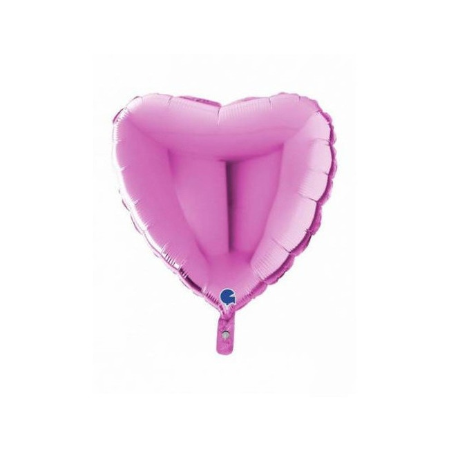 Ballon en forme de coeur métallisé de 46 cm - Grabo