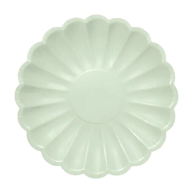 Assiettes rondes compostables Meri de 23 cm - 8 unités