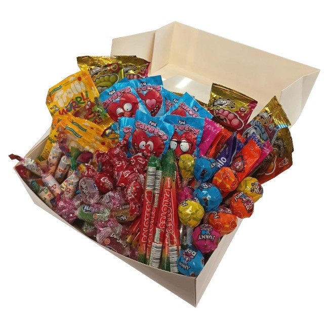 Paquet de bonbons dans une boîte - 108 unités par 12,75 €