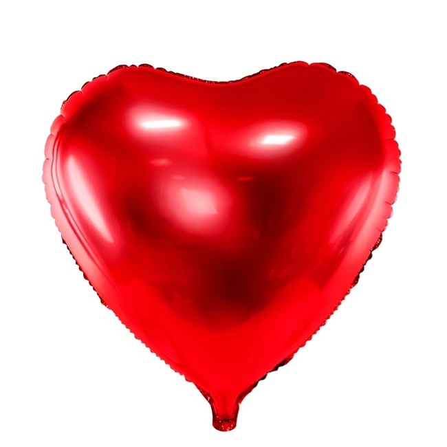 Ballon XL en forme de coeur 61 cm - PartyDeco - 1 unité