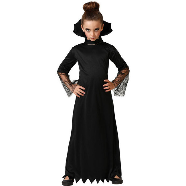 Déguisement fille araîgnée la veuve noire halloween taille 5 - 6 ans -  confetti fetes %