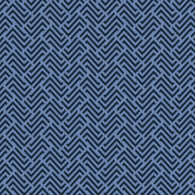 Vista principal del tissu de coton Rowan geo - Indigo en stock