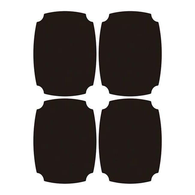 Vista frontal del autocollants pour tableau noir 5,8 x 7,8 cm - 12 unités en stock