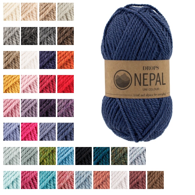 Vista frontal del népal 50 g - Drops en stock