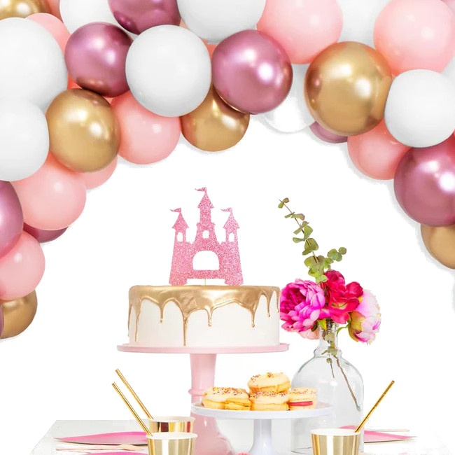 GUIRLANDE BALLON ANNIVERSAIRE 4,5M ROSE GOLD