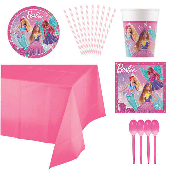 8 assiettes BARBIE EPUISE