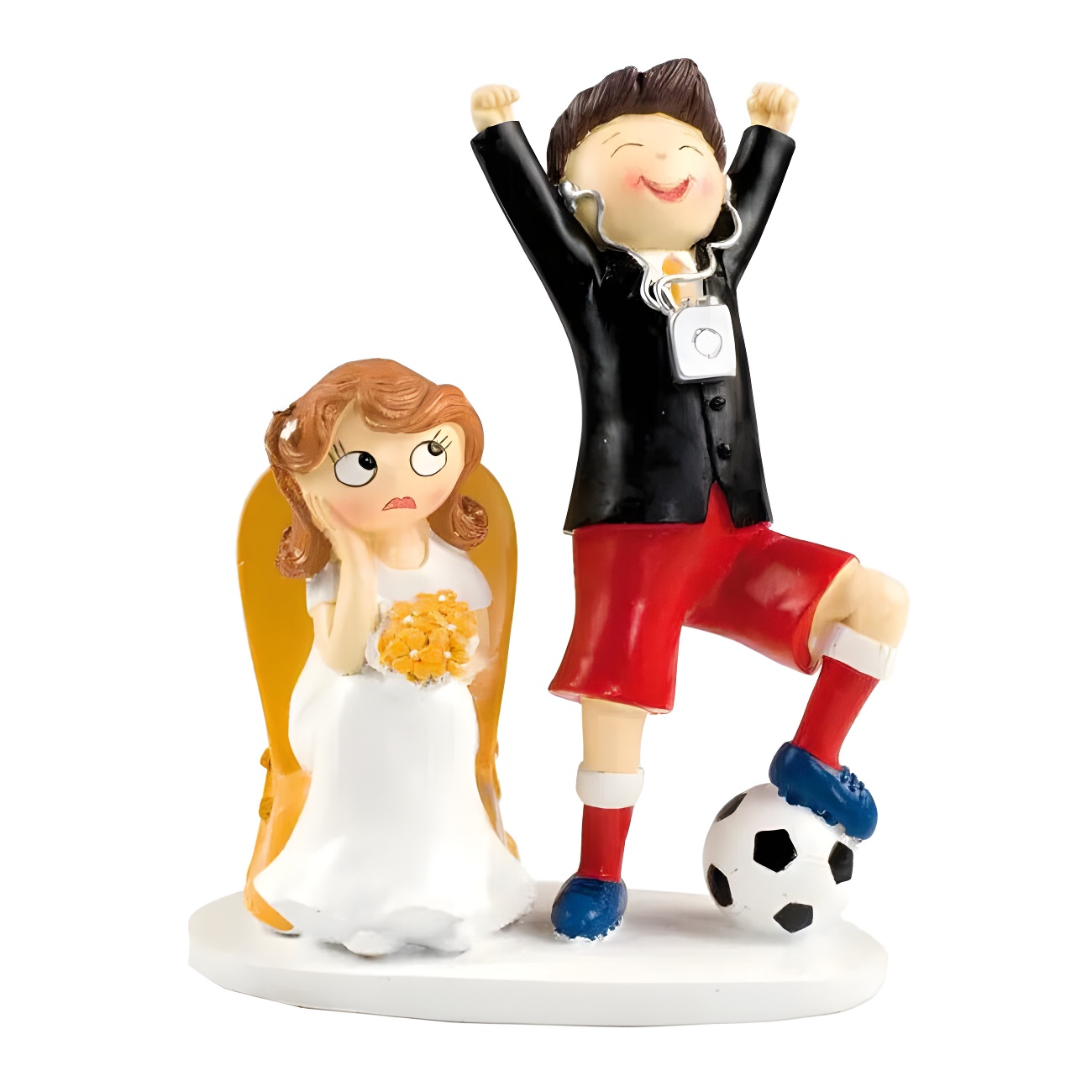 9 Décorations Gâteau Football : Figurines Footballeurs Et Filets Multicolores En PVC - Pour Anniversaire Thème Sport
