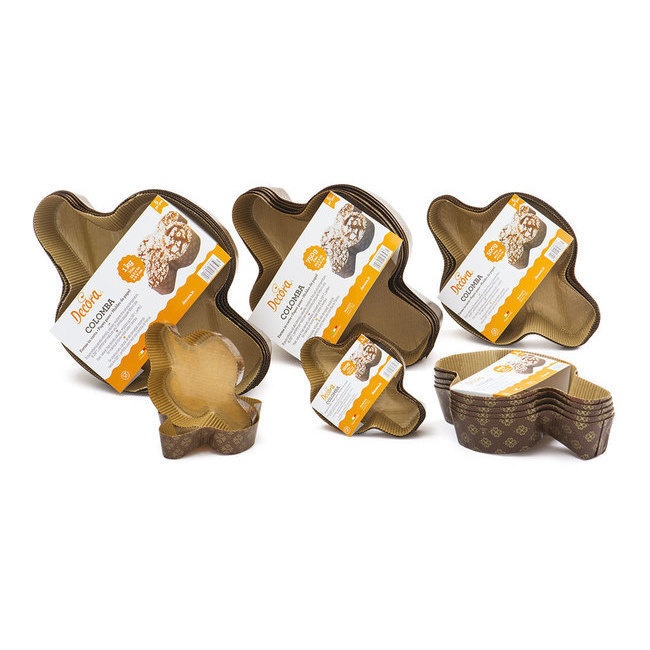 DECORA MOULE DE CUISSON PAPIER Panettone 5pcs 500G