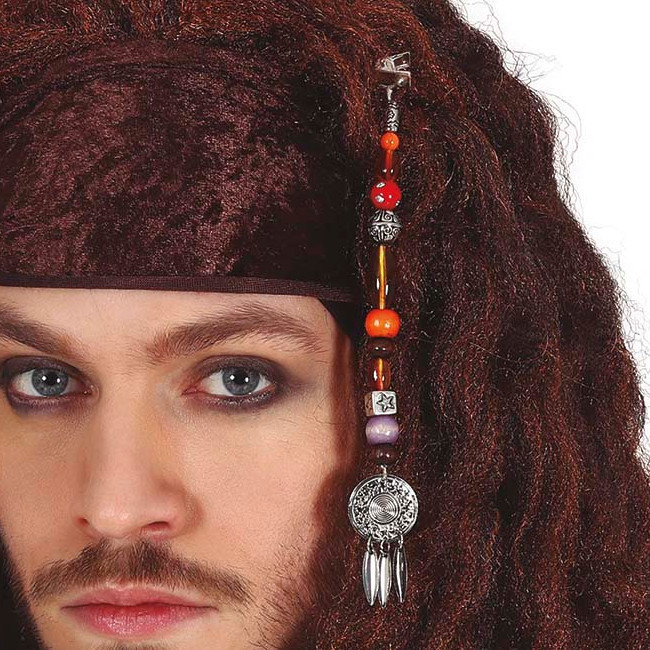 Vista principal del pince à cheveux Pirate perle à cheveux en stock