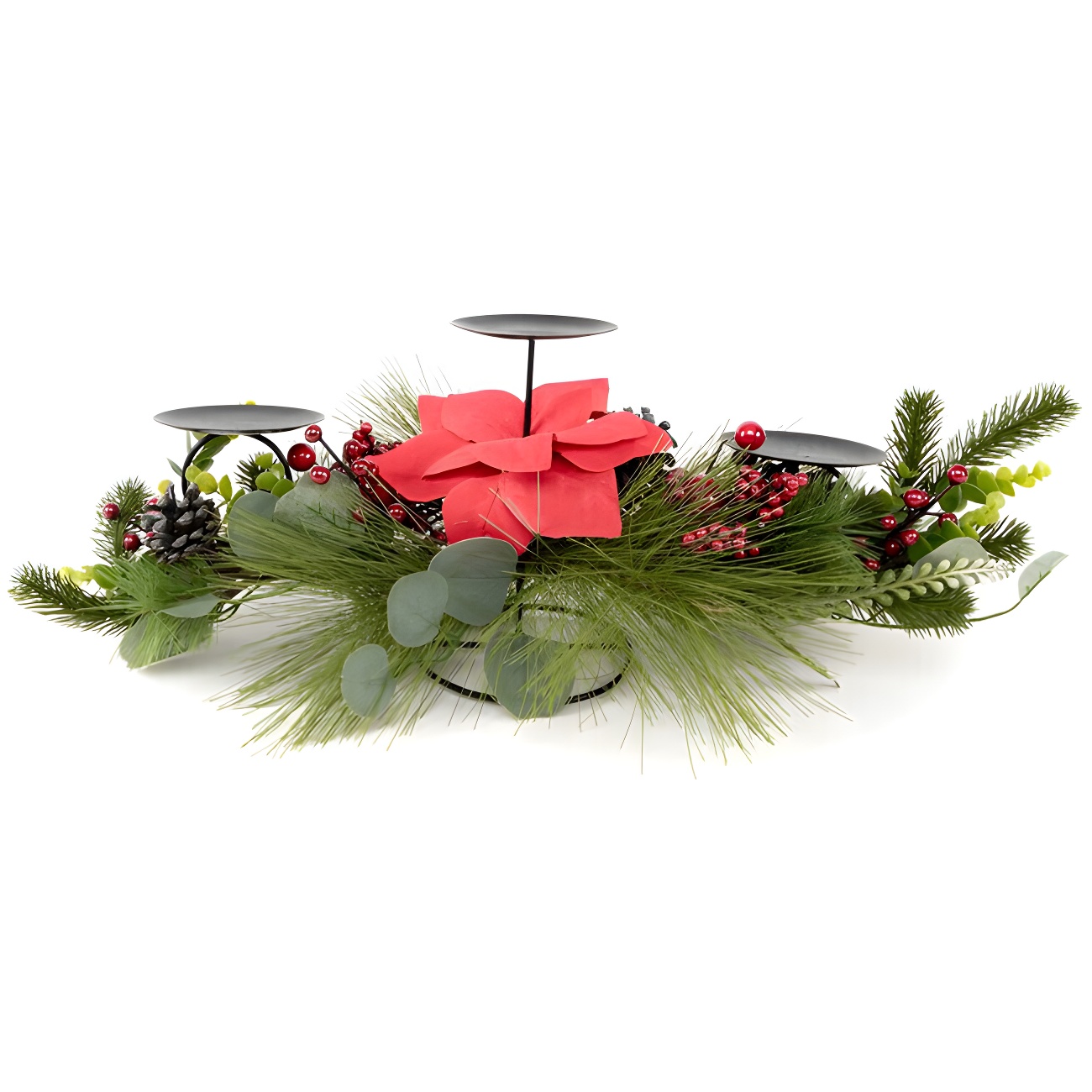 FOMIYES Carrousel - Bougeoir rotatif - Bougeoir en forme de renne - Décoration de table de Noël