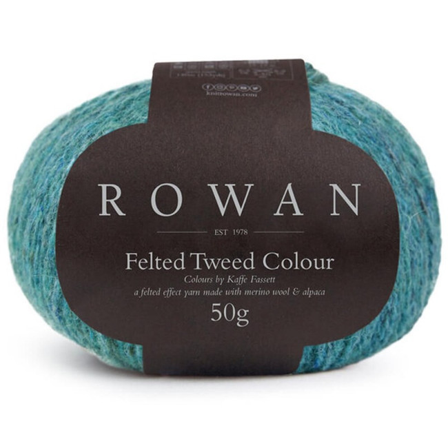 Vista frontal del felted Tweed Colour 50 g - Rowan en stock