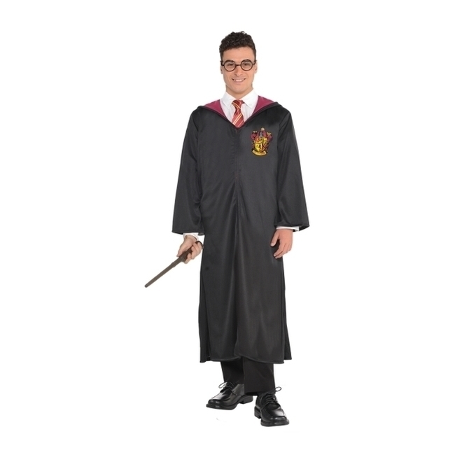 Vista frontal del déguisement Harry Potter Gryffondor pour hommes disponible también en talla XL