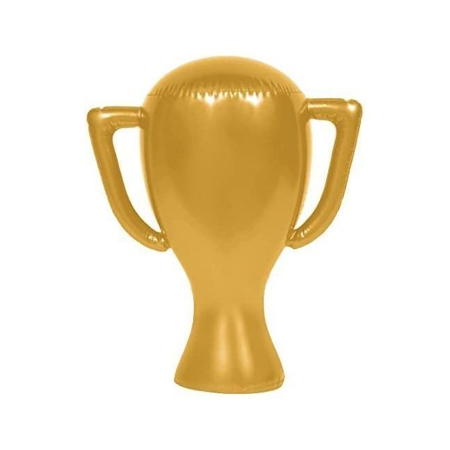 Trophée gonflable or de 45 cm par 8,50 €